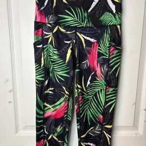 Tropical Print Leggings